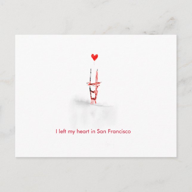 San Francisco Love Postcard (Front)
