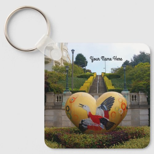 San Francisco Lyon Street Steps 1 Keychain