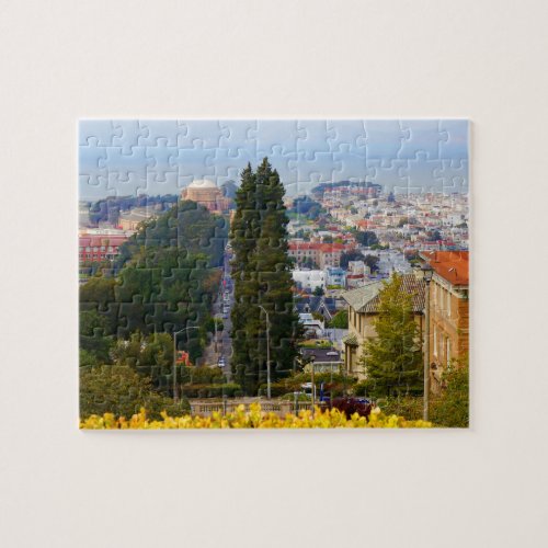 San Francisco Lyon Street Steps 5 Jigsaw Puzzle