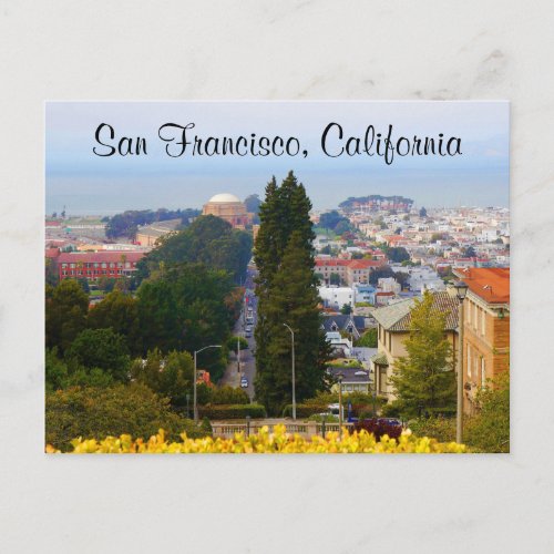 San Francisco Lyon Street Steps 5 Postcard