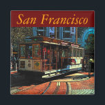 San Francisco Magnet<br><div class="desc">Turning the cable cars at Powell & Market</div>