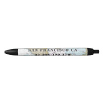 San Francisco Marin County Nautical Chart Pen