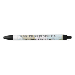 San Francisco Marin County Nautical Chart Pen