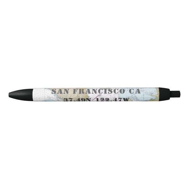 San Francisco Marin County Nautical Chart Pen (Front)