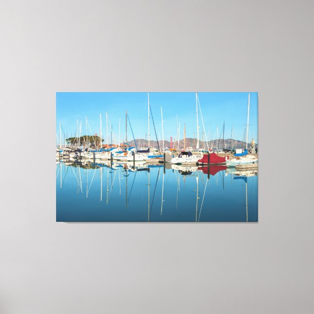 San Francisco Marina Canvas Print (Front)