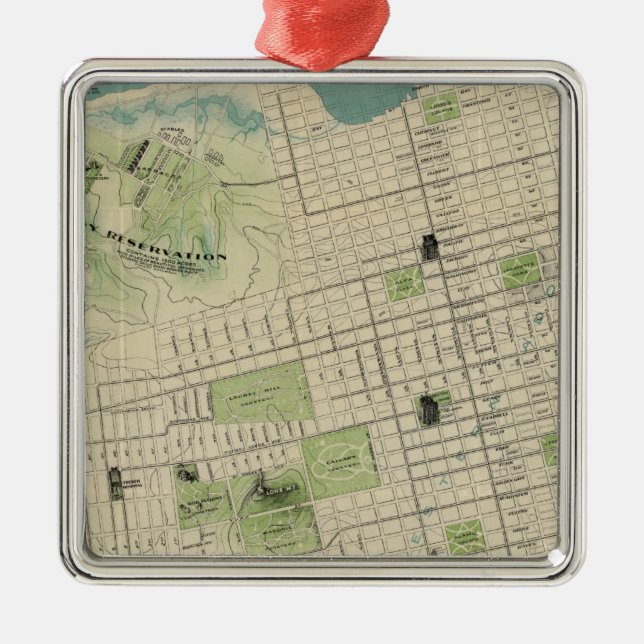San Francisco Metal Ornament (Front)