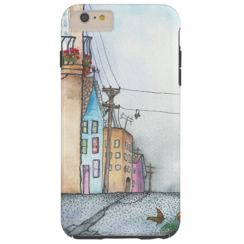 San Francisco Neighborhood Watercolor Tough iPhone 6 Plus Case