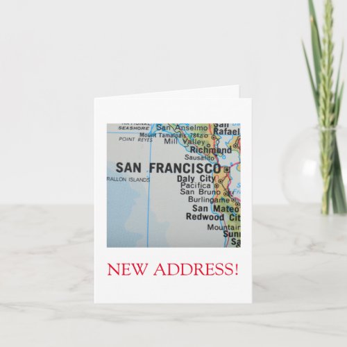 San Francisco  New Address announcement