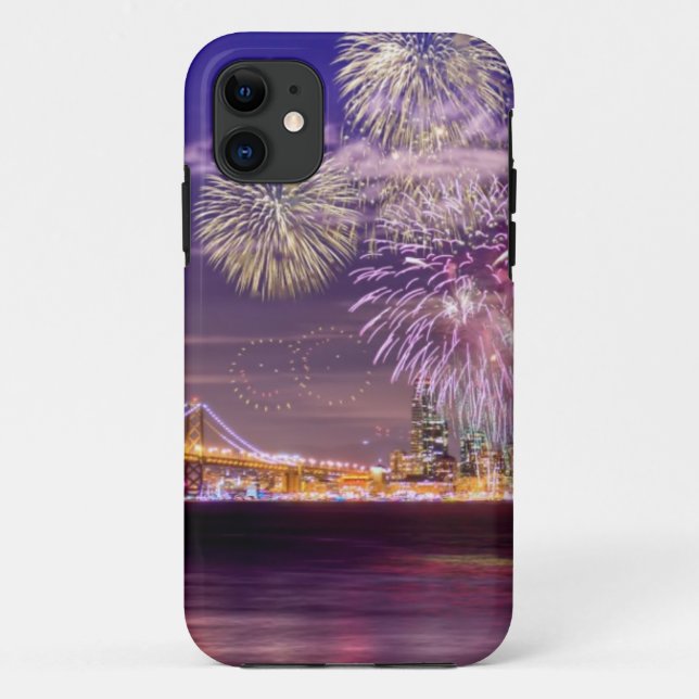 San Francisco New Year Fireworks Case-Mate iPhone Case (Back)