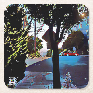 San Francisco Nob Hill Paper Coaster