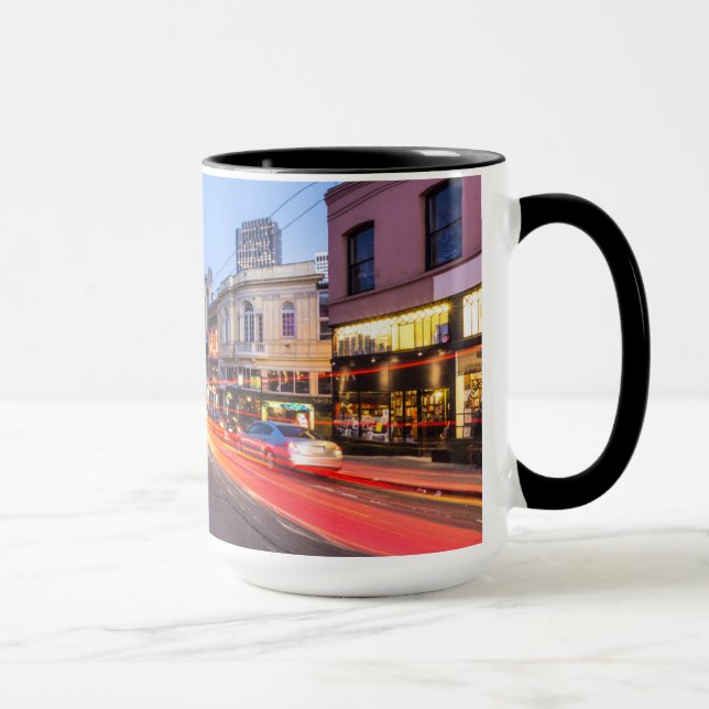 San Francisco North Beach Motion Blur Traffic Mug (Right)