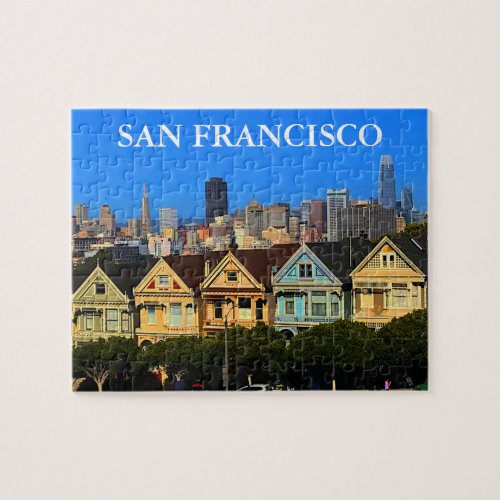 San Francisco Painted Ladies 1_2 Jigsaw Puzzle
