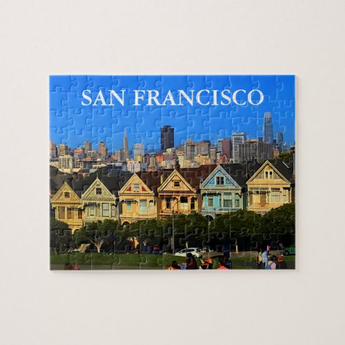 San Francisco Painted Ladies 1_2 Jigsaw Puzzle