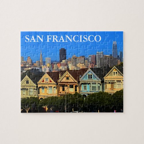 San Francisco Painted Ladies 1_3 Jigsaw Puzzle