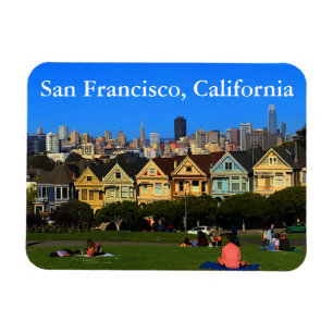 San Francisco Painted Ladies #1 Magnet