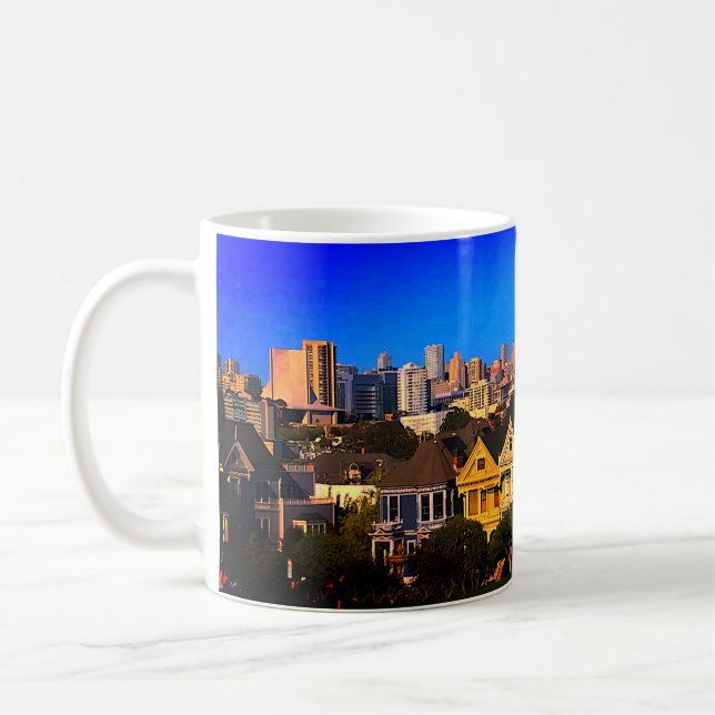 San Francisco Painted Ladies #1 Mug (Left)