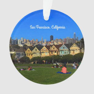 San Francisco Painted Ladies #1 Ornament