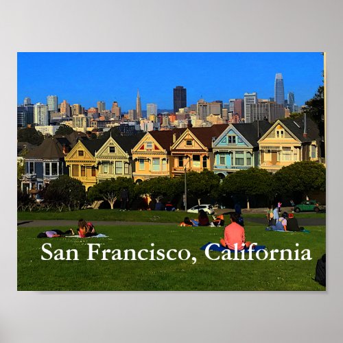 San Francisco Painted Ladies 1 Poster