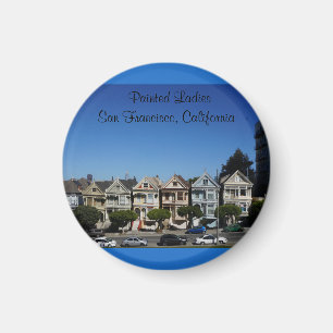 San Francisco Painted Ladies #3 Magnet