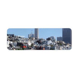 San Francisco Panorama Label