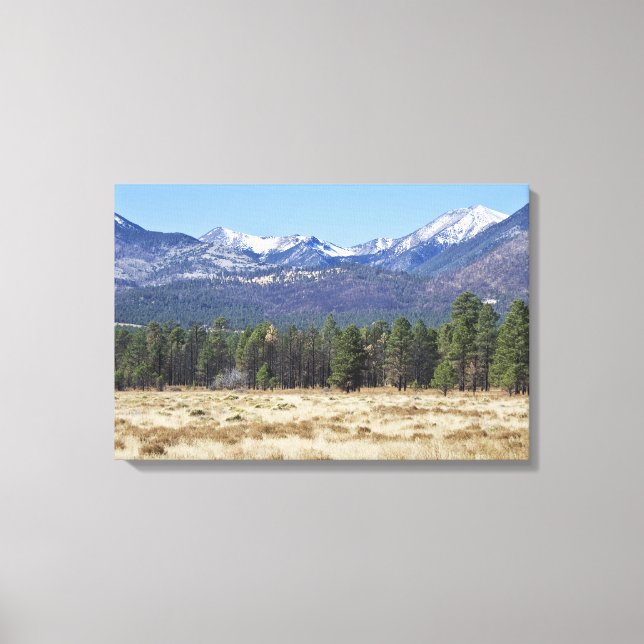 San Francisco Peaks wrapped canvas Print (Front)