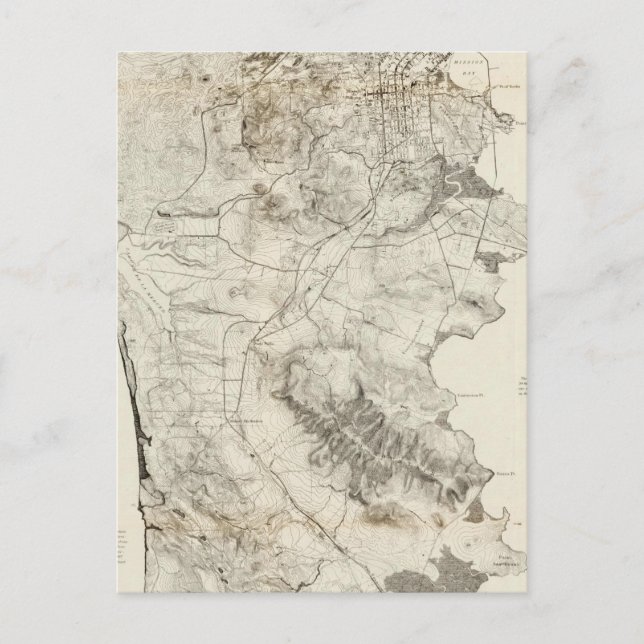 San Francisco Peninsula Postcard (Front)