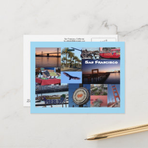 San Francisco Photo Collage Postcard