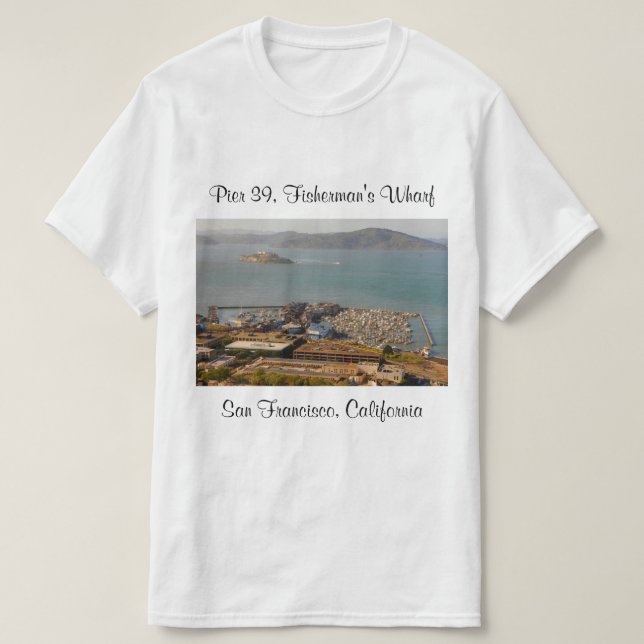 San Francisco Pier 39 #10 T-shirt (Design Front)