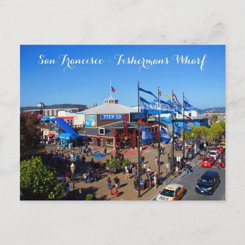 San Francisco Pier 39 12_2 Postcard