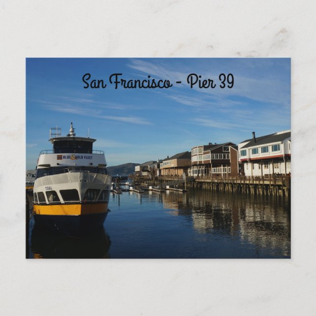 San Francisco Pier 39 #6 Postcard (Front)
