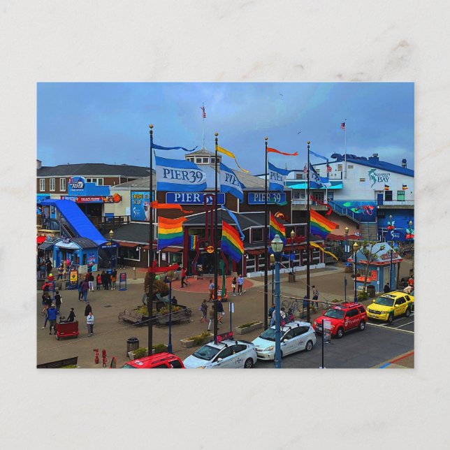 San Francisco Pier 39 Pride #1-3 Postcard (Front)