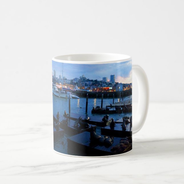 San Francisco Pier 39 Sea Lions #7 Mug (Front Right)