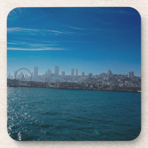 San Francisco Pier 39 Waterfront Photograph Beverage Coaster