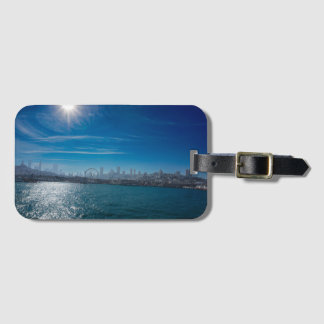 San Francisco Pier 39 Waterfront Photograph Luggage Tag