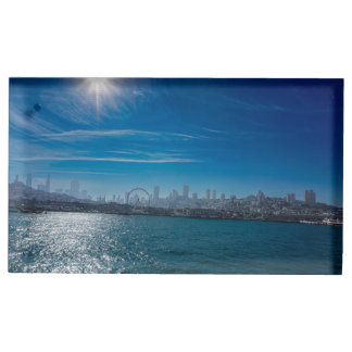 San Francisco Pier 39 Waterfront Photograph Place Card Holder