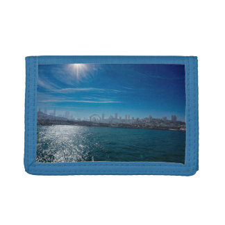 San Francisco Pier 39 Waterfront Photograph Tri-fold Wallet