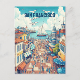 San Francisco Pier Postcard