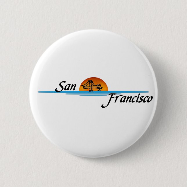 San Francisco Pinback Button (Front)