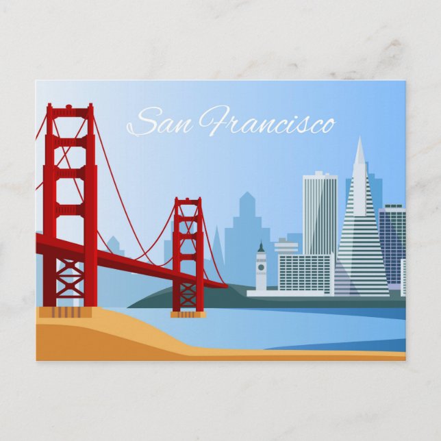 San Francisco Postcard (Front)