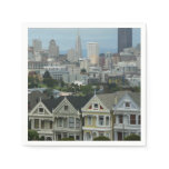 San Francisco Postcard Row City Scene Photography Paper Napkins