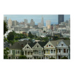 San Francisco Postcard Row City Scene Photography Poster