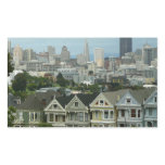 San Francisco Postcard Row City Scene Photography Rectangular Sticker