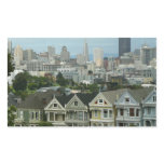 San Francisco Postcard Row City Scene Photography Rectangular Sticker