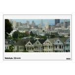 San Francisco Postcard Row City Scene Photography Wall Sticker