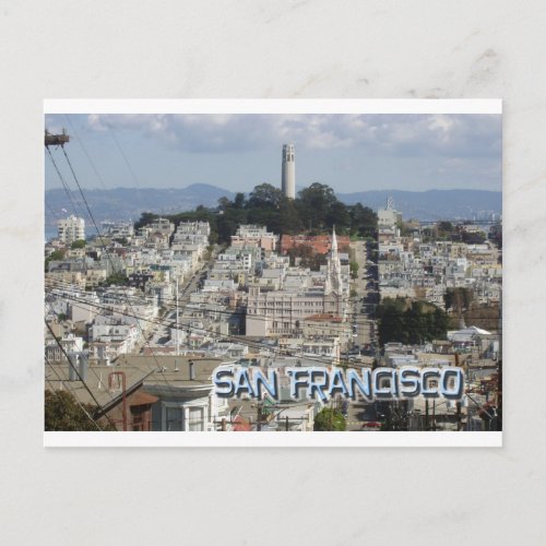 San Francisco Postcard Style