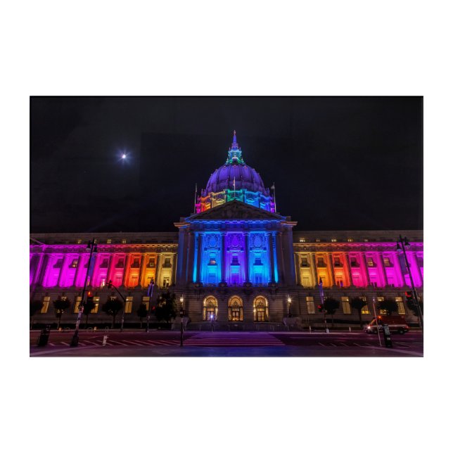 San Francisco Pride Acrylic Print (Front)