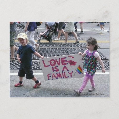 San Francisco Pride Parade Postcard