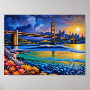 San Francisco Print, Value Poster Paper (Matte)
