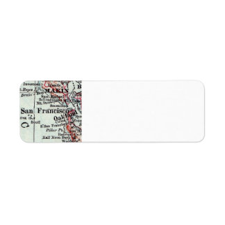 San Francisco Return Address Labels Couples Gift