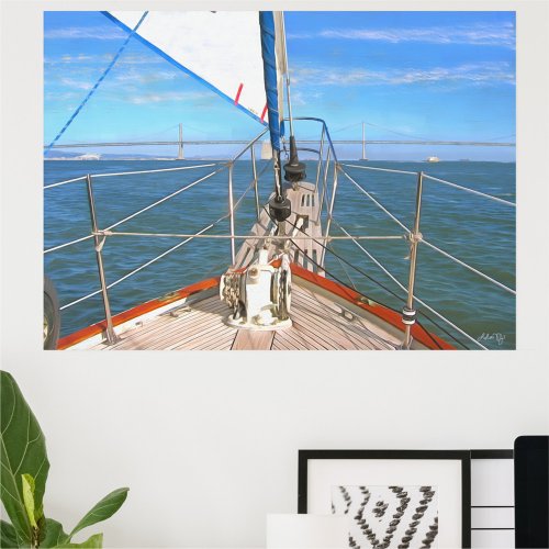 San Francisco Sailing 0869 Art Print